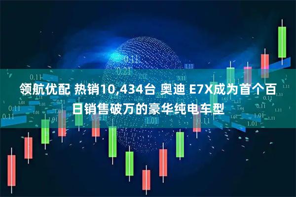 领航优配 热销10,434台 奥迪 E7X成为首个百日销售破万的豪华纯电车型